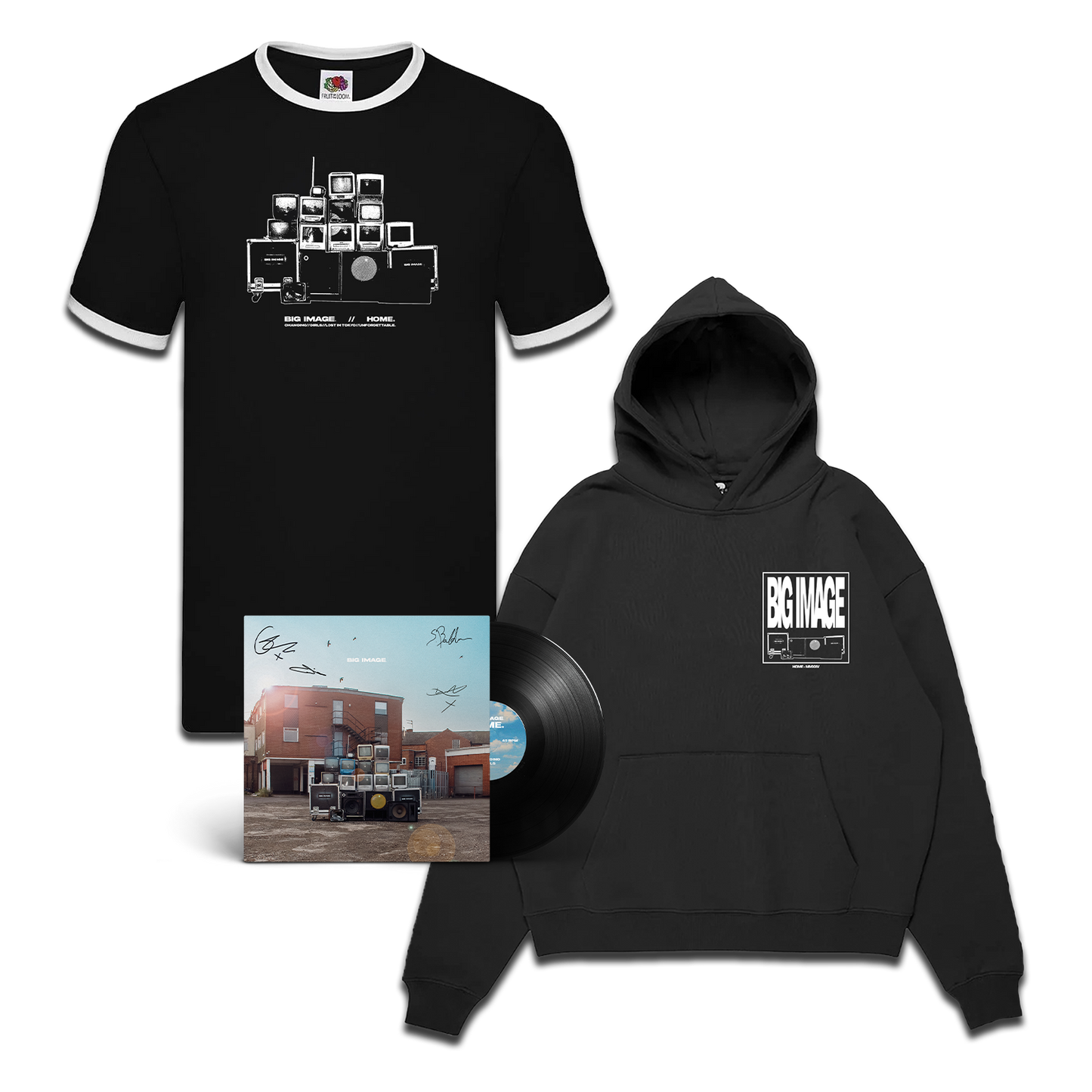Big Image ‘HOME’ Deluxe Bundle – Hoodie + T-Shirt + 10" Vinyl (Pre Order)