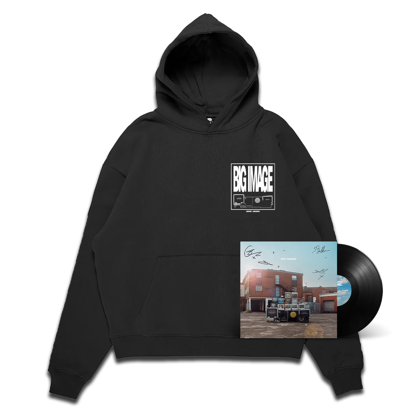 Big Image ‘HOME’ Bundle – Hoodie + 10" Vinyl (Pre Order)