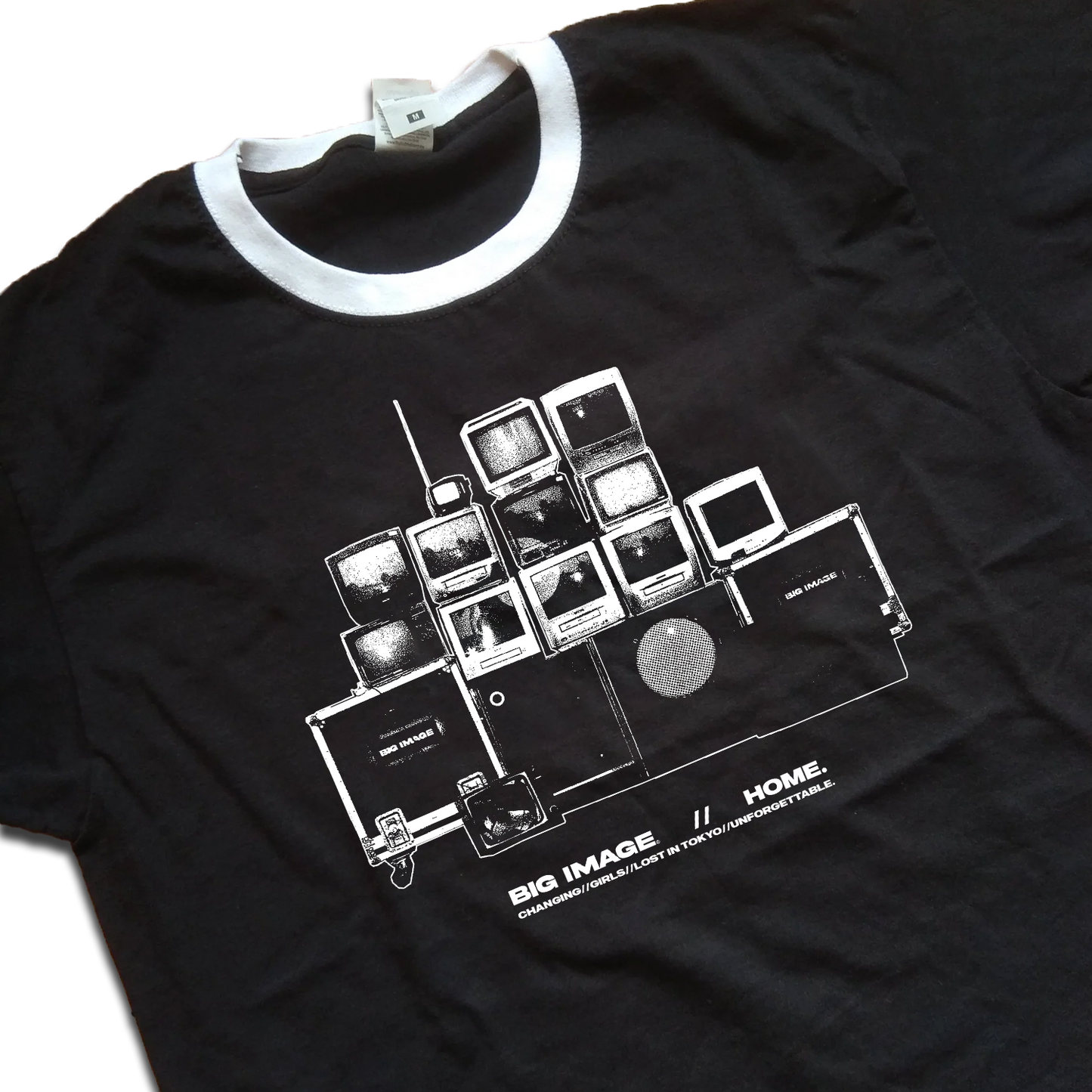 Big Image 'HOME' Ringer Tee