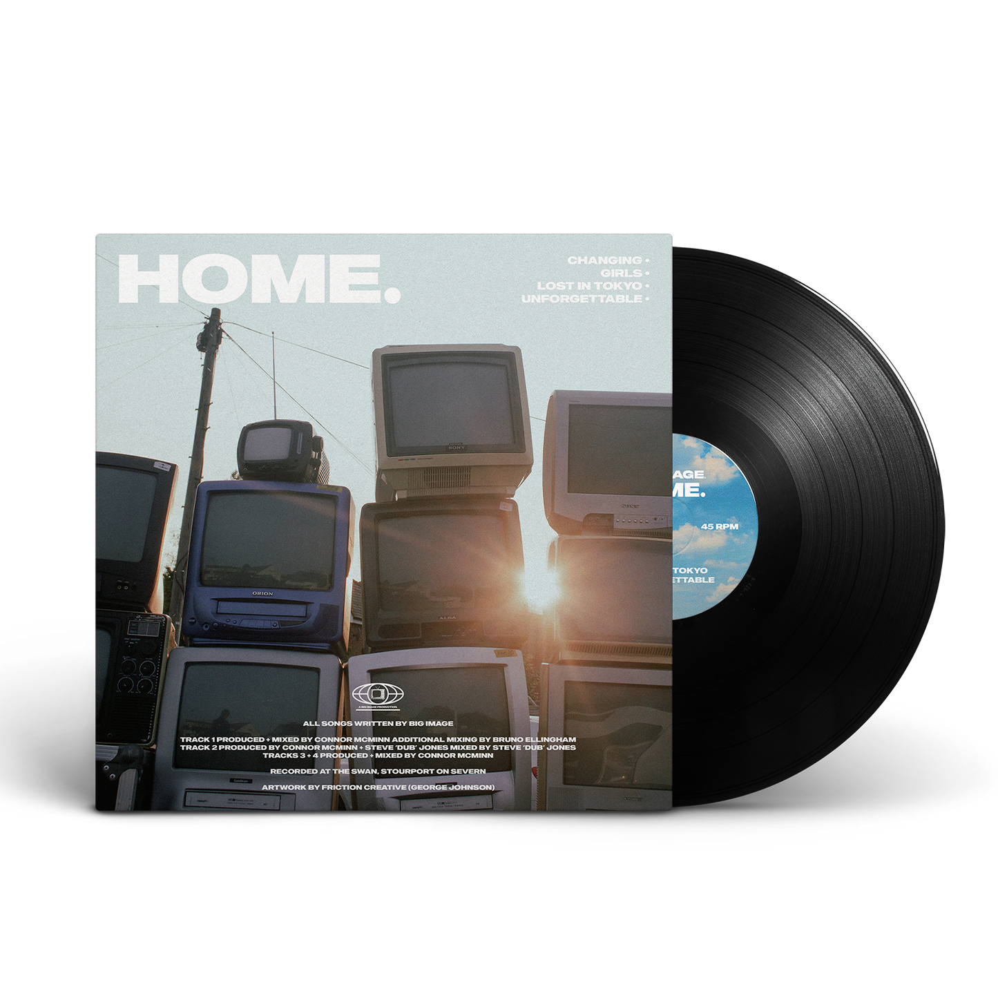 Signed Big Image ‘HOME’ 10" Vinyl 'Pre Order'