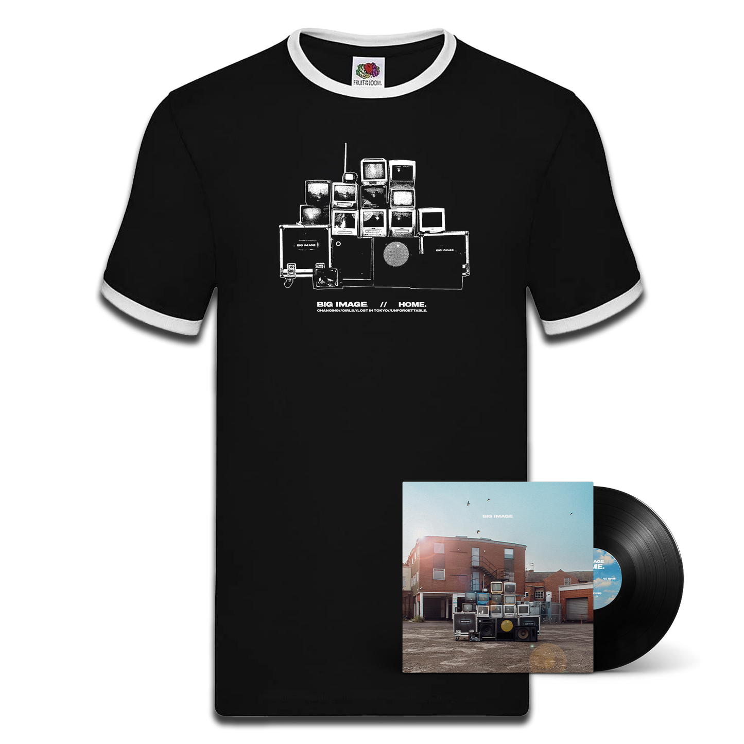Big Image ‘HOME’ Bundle – T-Shirt + 10" Vinyl