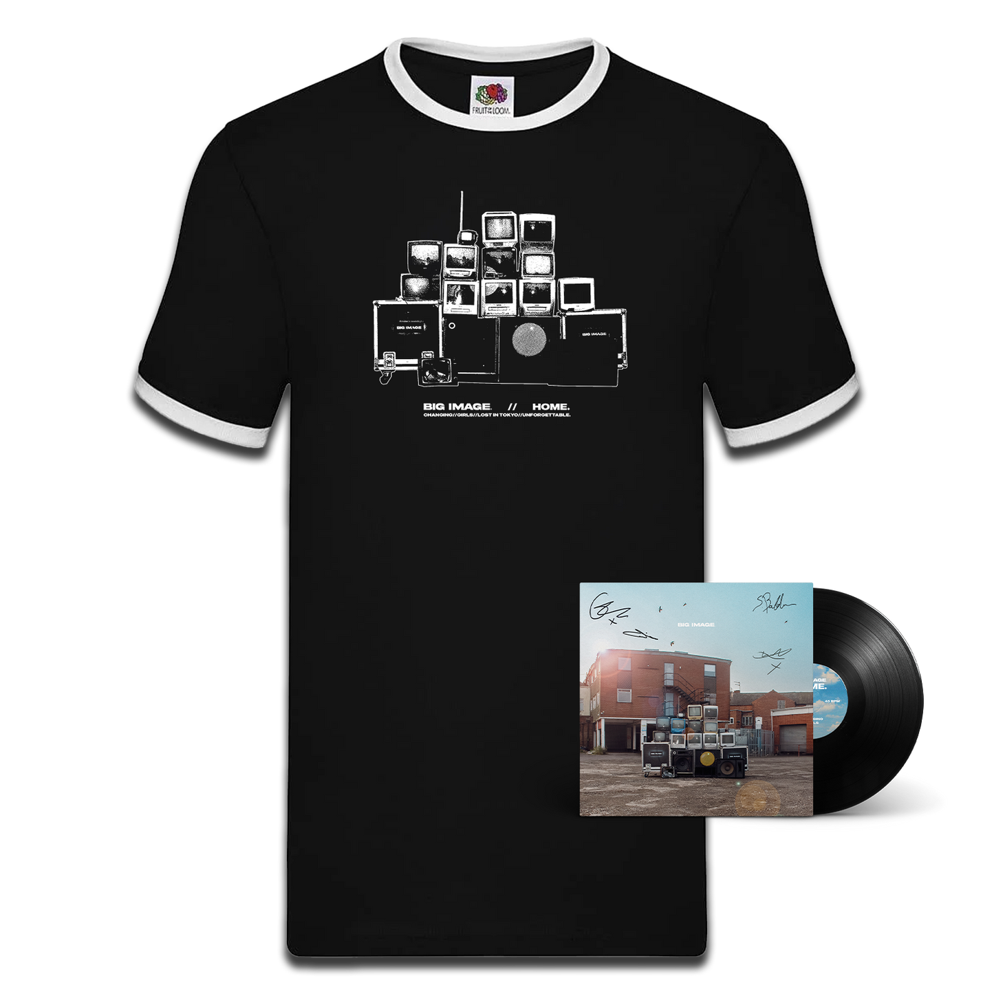 Big Image ‘HOME’ Bundle – T-Shirt + 10" Vinyl (Pre Order)
